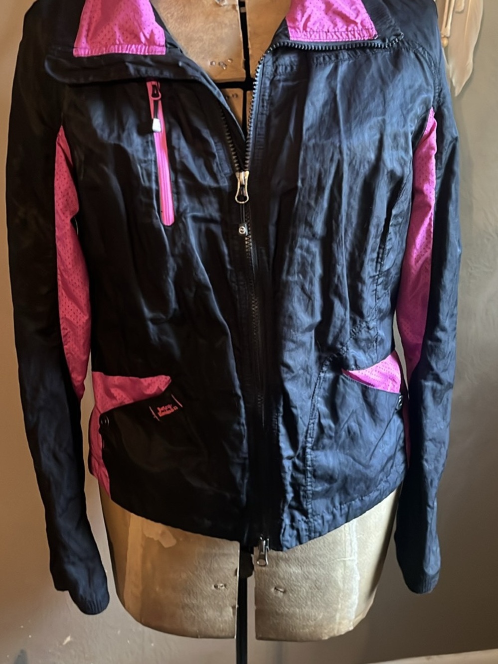 Harley-Davidson Black and Pink Bomber Jacket
